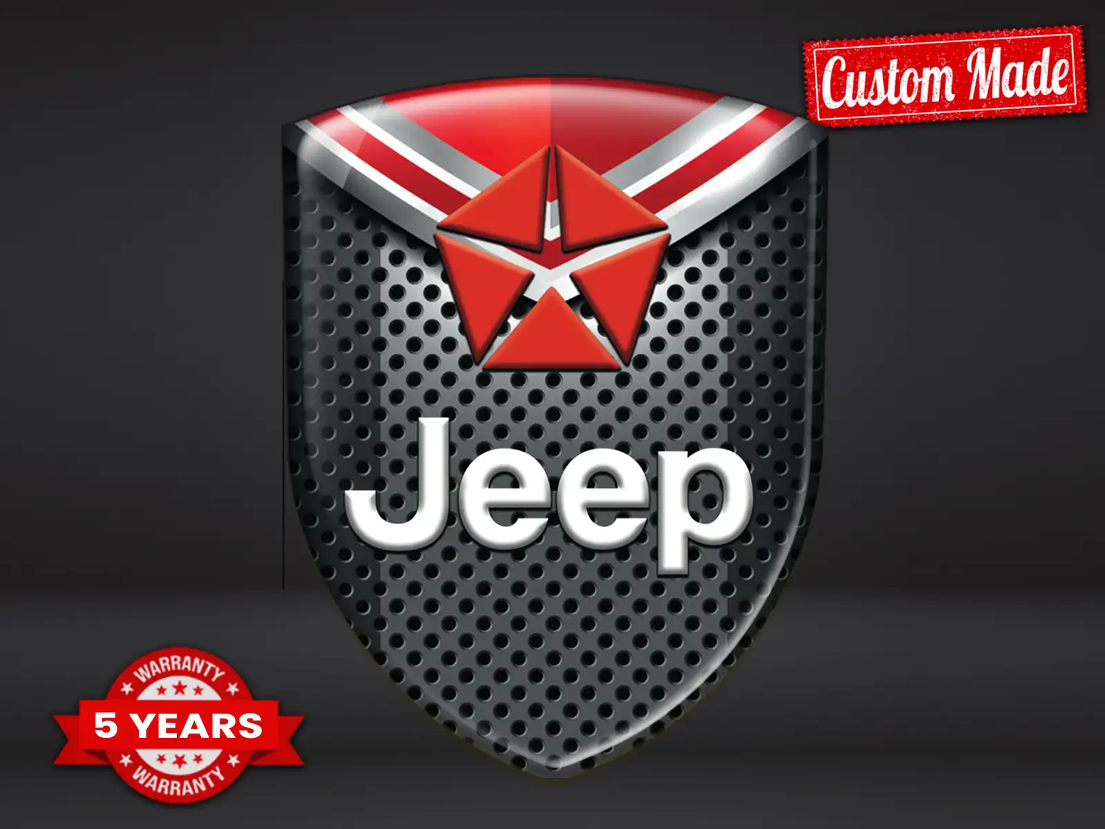 Jeep Selbstklebeetikett Pro Max Robust Elegant Layout